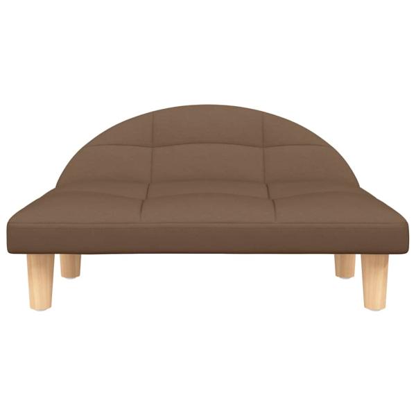 Hundebett Braun 70x52x30 cm Stoff