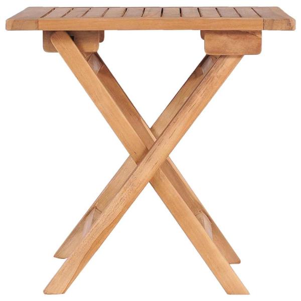 Gartentisch Klappbar 45x45x45 cm Massivholz Teak