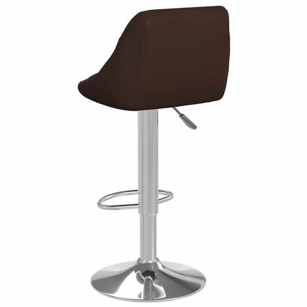 Barhocker 2 Stk. Braun Kunstleder