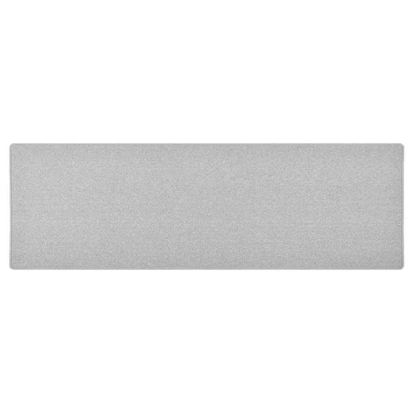 ARDEBO.de - Teppichläufer Hellgrau 80x250 cm