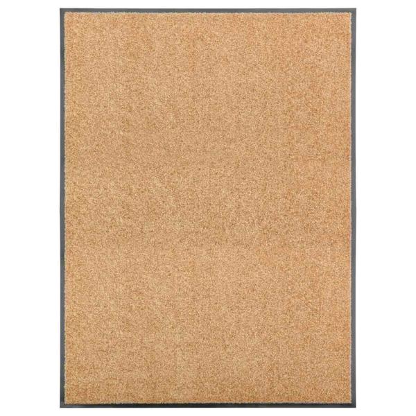 ARDEBO.de - Fußmatte Waschbar Creme 90x120 cm