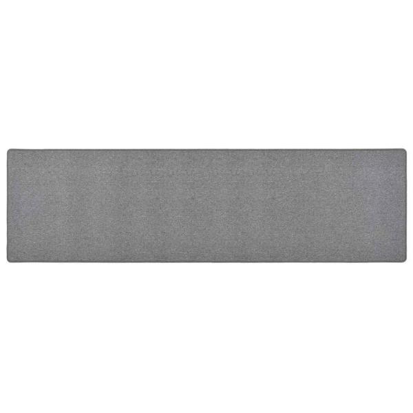 ARDEBO.de - Teppichläufer Dunkelgrau 80x300 cm