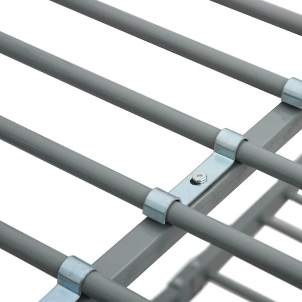 Etagenbett Grau Metall 90?200 cm