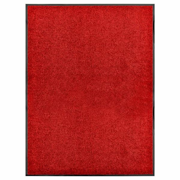 ARDEBO.de - Fußmatte Waschbar Rot 90x120 cm