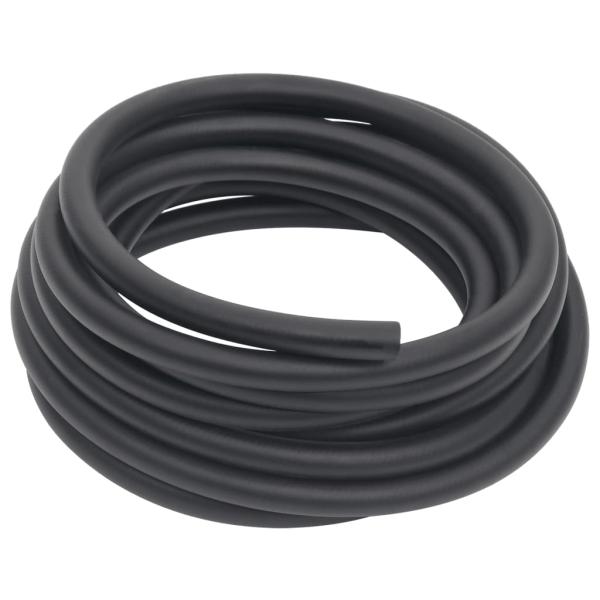 Hybrid-Luftschlauch Schwarz 0,6" 5 m Gummi und PVC