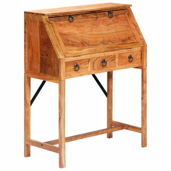 ARDEBO.de - Schreibtisch 90×40×107 cm Massivholz Akazie