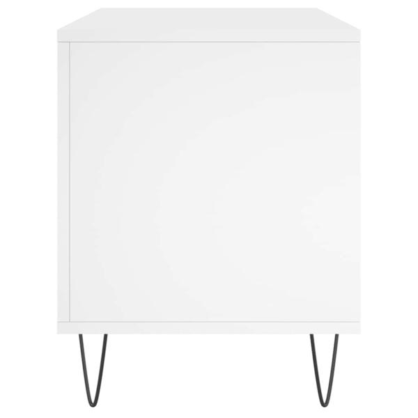 Plattenschrank Weiß 100x38x48 cm Holzwerkstoff