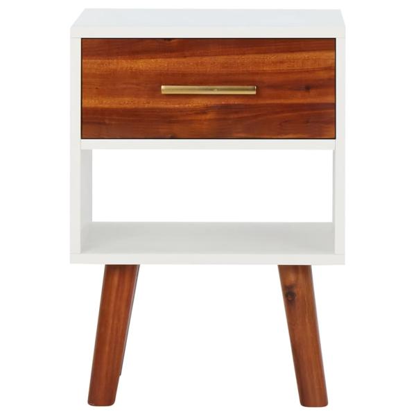 Nachttisch Akazienholz Massiv 40x30x57 cm