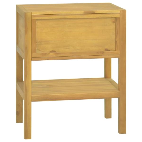 Badschrank 60x40x75 cm Massivholz Teak