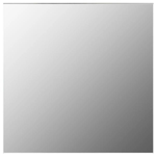 7-teiliges Wandspiegelset Quadratisch Glas