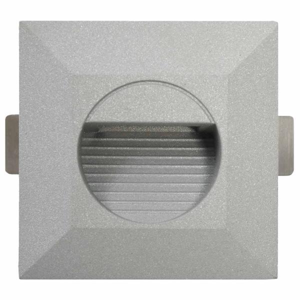 Außenwandleuchten 6 Stk. LED 2 W Silbern Quadratisch
