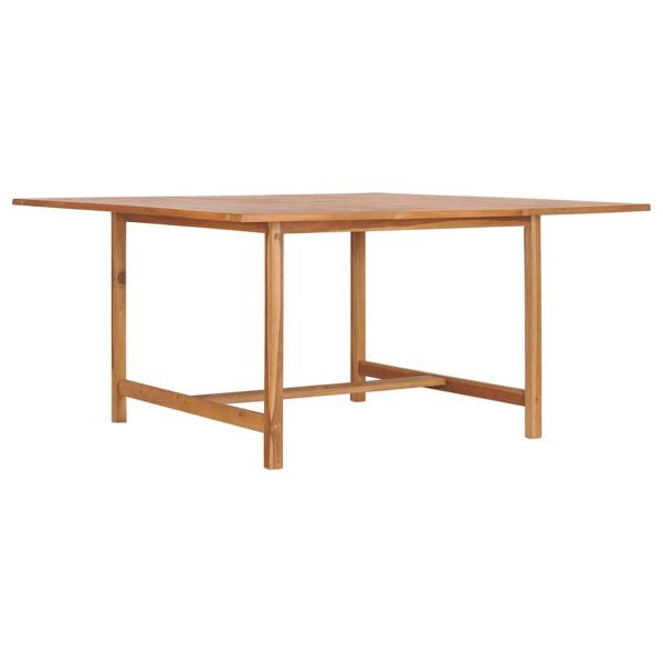 ARDEBO.de - Gartentisch 150x150x76 cm Massivholz Teak