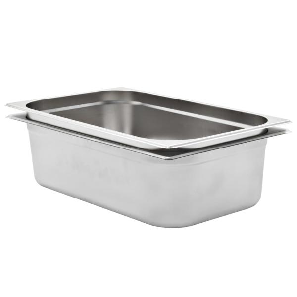 ARDEBO.de - Gastronormbehälter 2 Stk. GN 1/1 150 mm Edelstahl