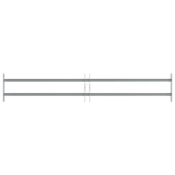 Fenstergitter Verstellbar mit 2 Querstäben 1000-1500 mm