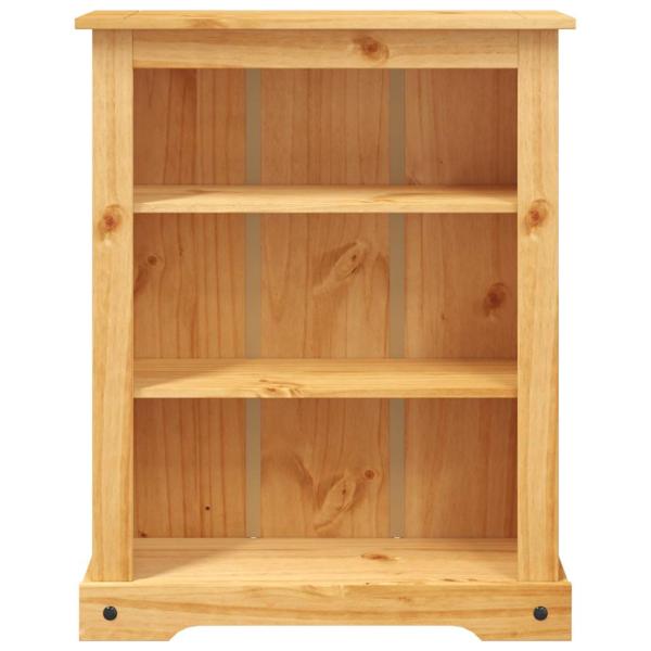 Bücherschrank 3 Fächer Mexiko-Stil Kiefernholz 80x29x100 cm