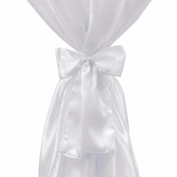 2 x Tischhusse Stehtischhusse weiß 70 cm
