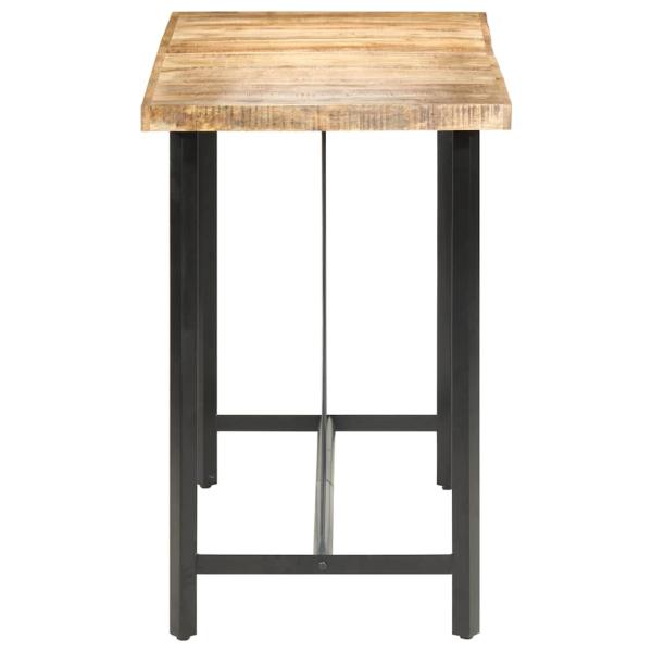 Bartisch 180x70x107 cm Raues Mangoholz