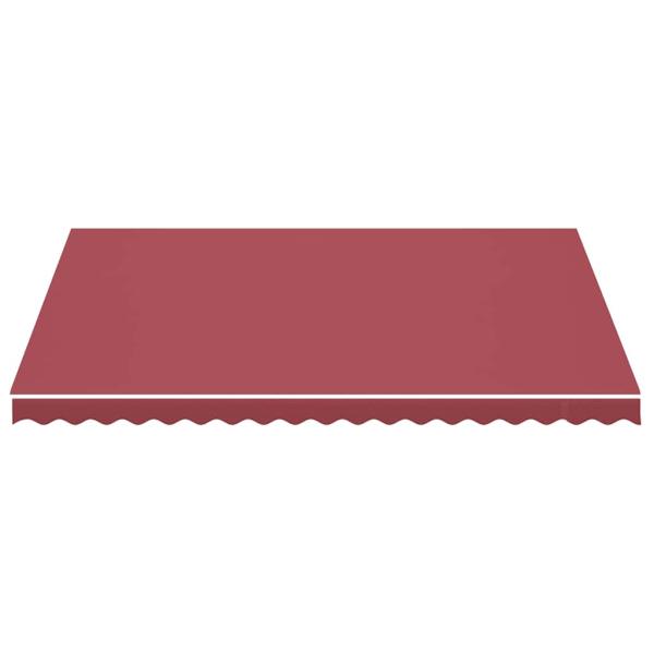 Ersatzstoff für Markise Burgunderrot 450x350 cm Polyester
