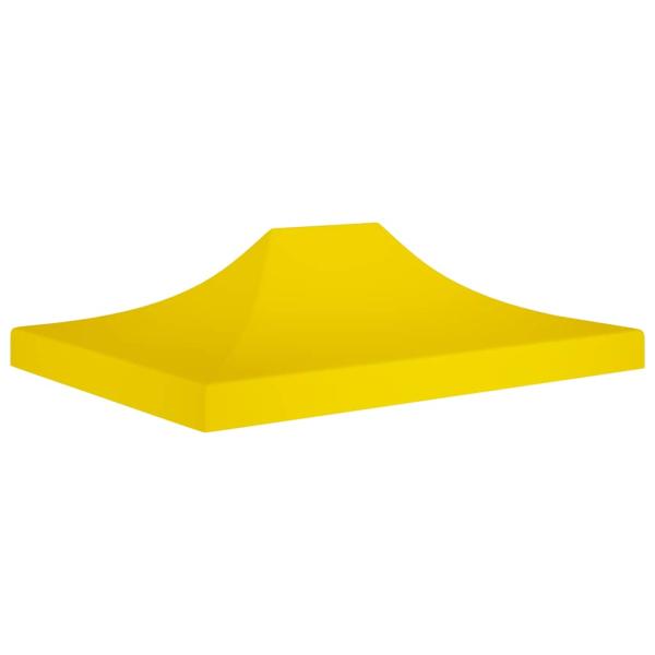 ARDEBO.de - Partyzelt-Dach 4,5x3 m Gelb 270 g/m²