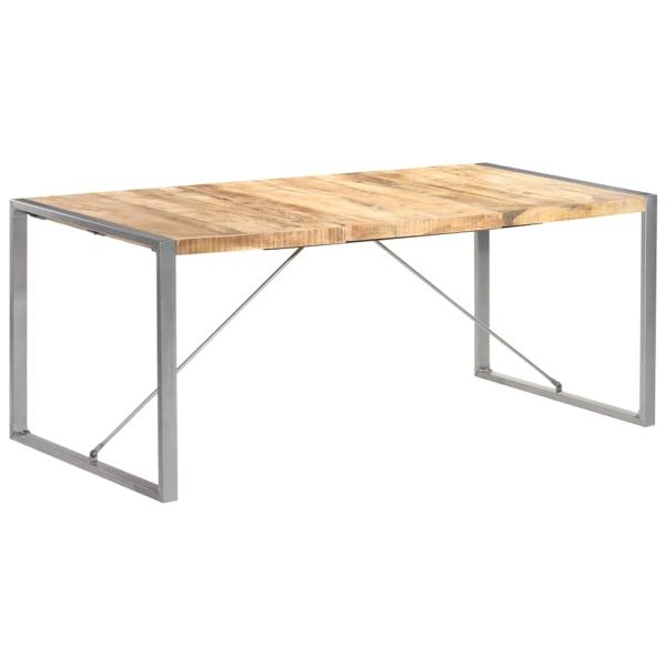 ARDEBO.de - Esstisch 180x90x75 cm Raues Mango-Massivholz