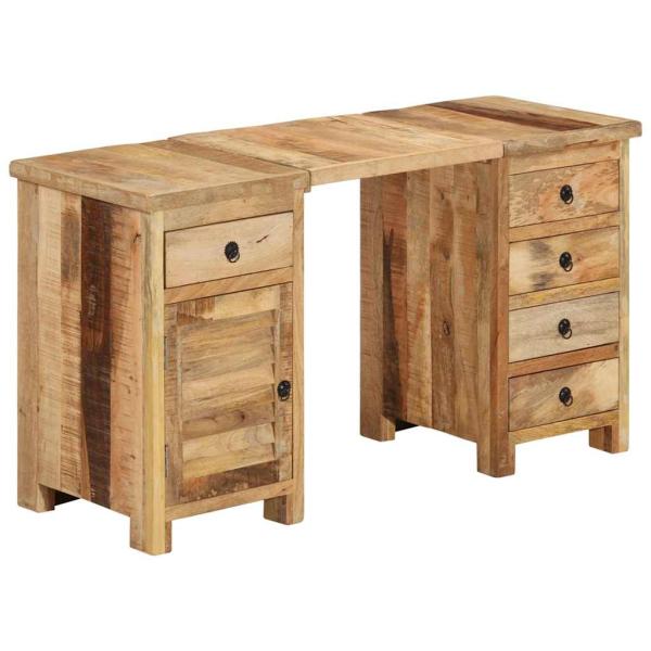 ARDEBO.de - Schreibtisch Massivholz Mango 140x50x77 cm