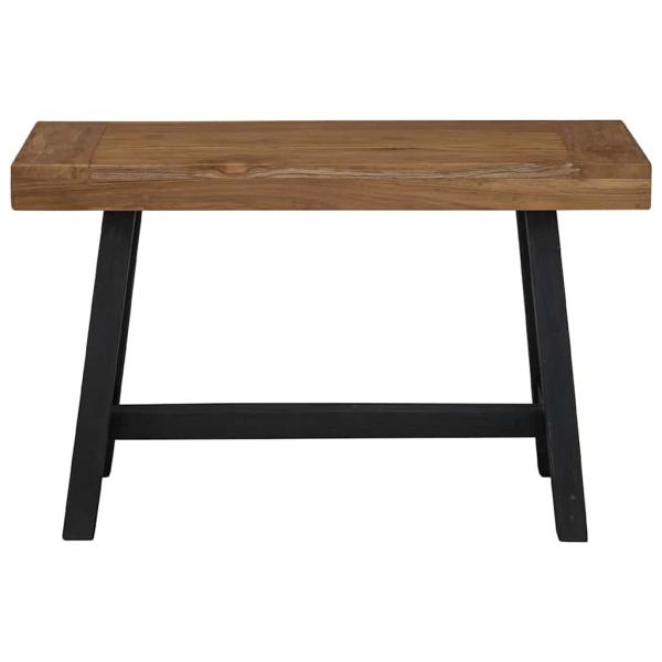 Bank 80 cm Massivholz Teak