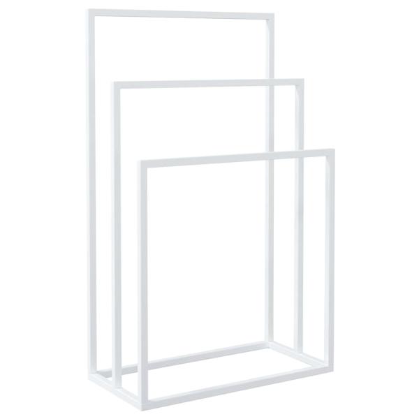 Handtuchst?nder Wei? 48x24x79 cm Eisen
