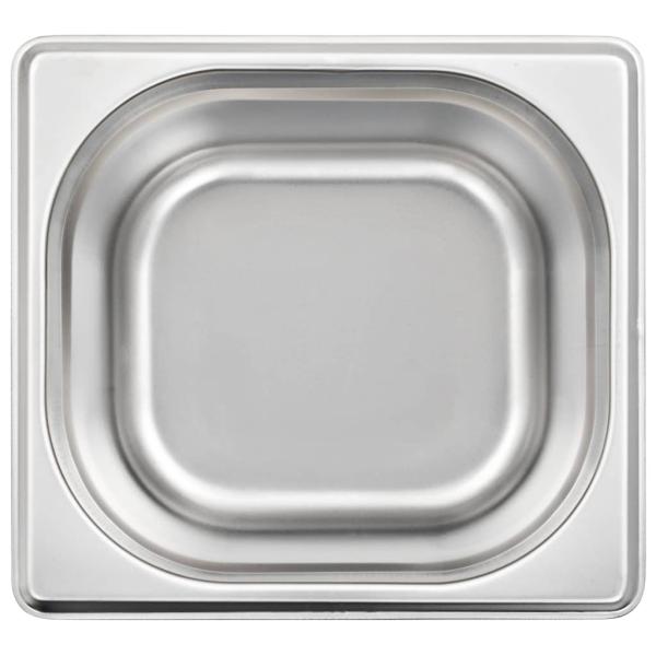 Gastronormbehälter 12 Stk. GN 1/6 100 mm Edelstahl