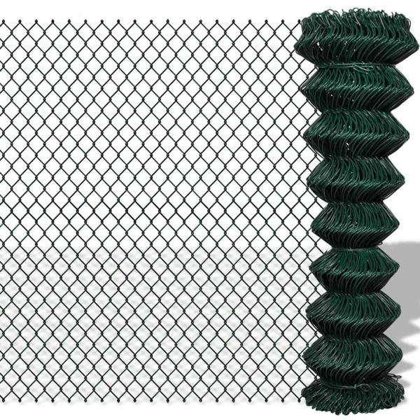 ARDEBO.de - Maschendrahtzaun Stahl 1,5x25 m Grün