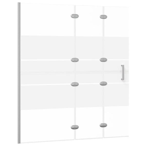 Faltbare Duschkabine ESG 120x140 cm Weiß