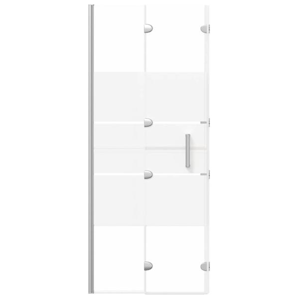 Faltbare Duschkabine ESG 120x140 cm Weiß