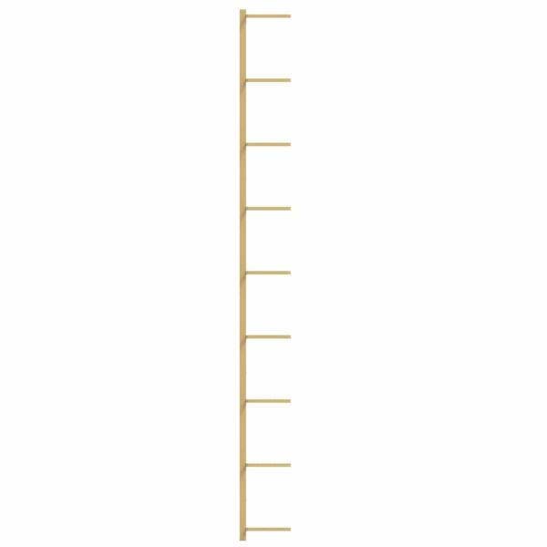Wand-Weinregal für 9 Flaschen Golden Eisen