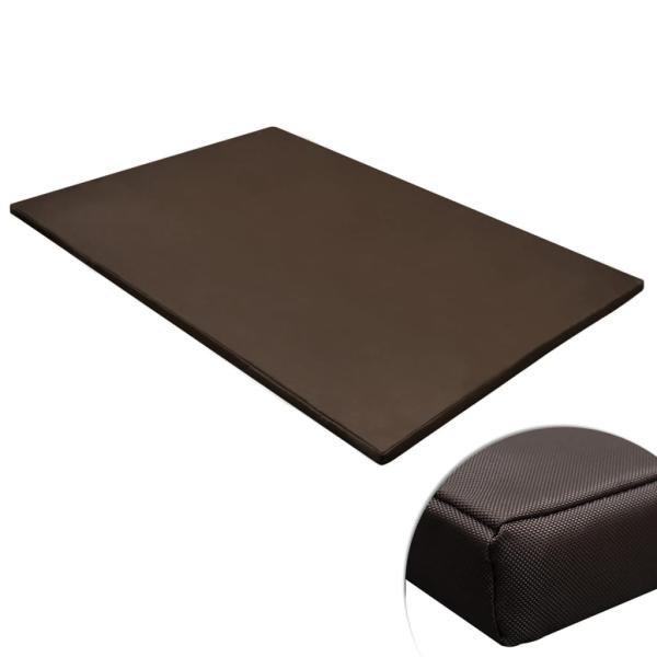 ARDEBO.de - Hundematte Flach Rechteckig Braun XL