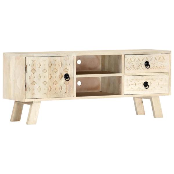 ARDEBO.de - TV-Schrank 110 x 30 x 44 cm Massivholz Mango