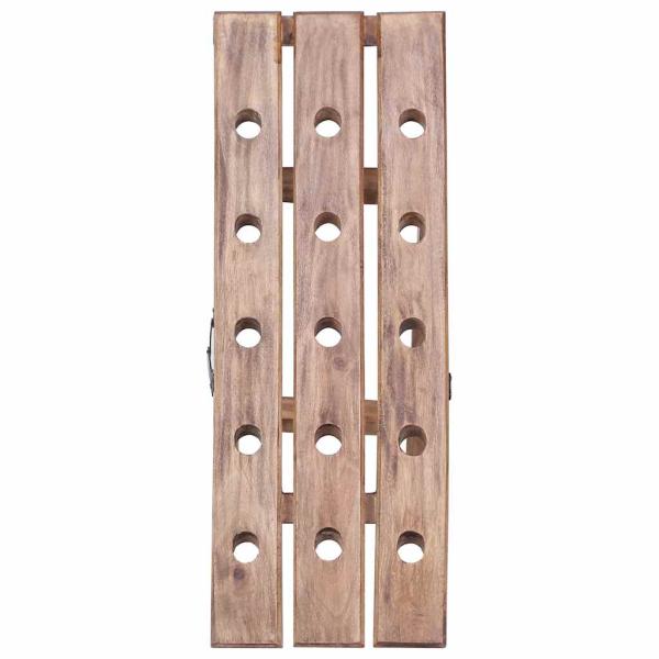 Weinregal für 15 Flaschen 26x50x70 cm Altholz Massiv