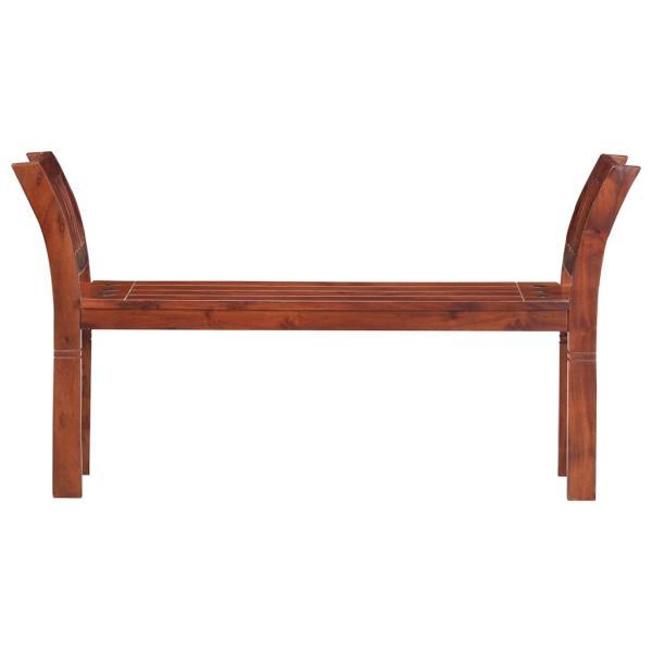 Sitzbank 111 cm Massivholz Akazie