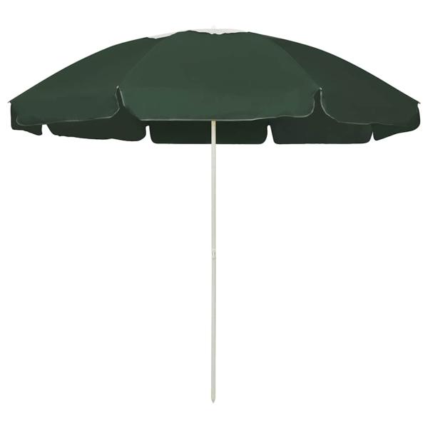 ARDEBO.de - Strandschirm Grün 240 cm