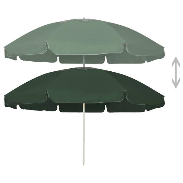 Strandschirm Grün 240 cm
