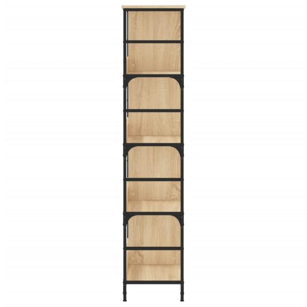 Bücherregal Sonoma-Eiche 78,5x33x153 cm Holzwerkstoff