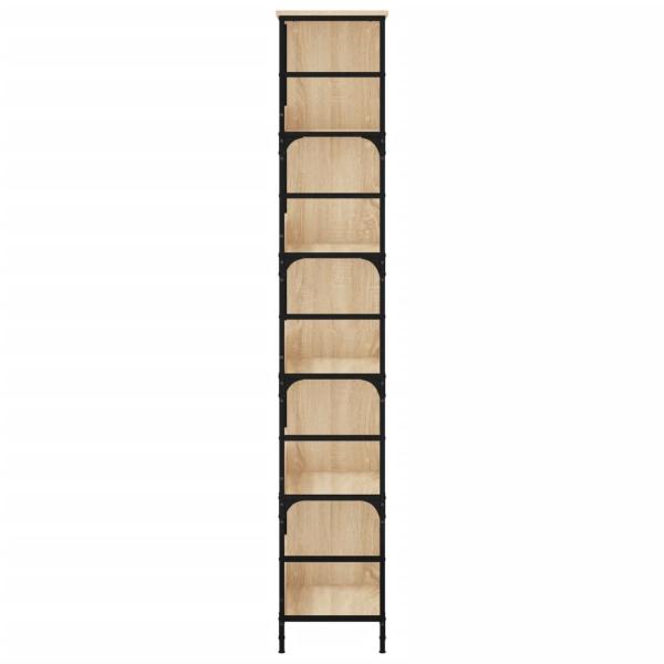 Bücherregal Sonoma-Eiche 78,5x33x188,5 cm Holzwerkstoff
