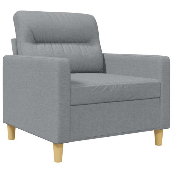 Sofasessel Hellgrau 60 cm Stoff