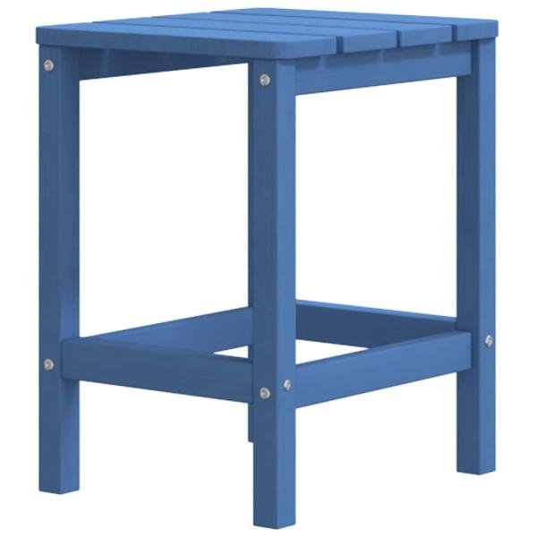 Adirondack-Gartenstuhl mit Hocker & Tisch HDPE Aquamarin