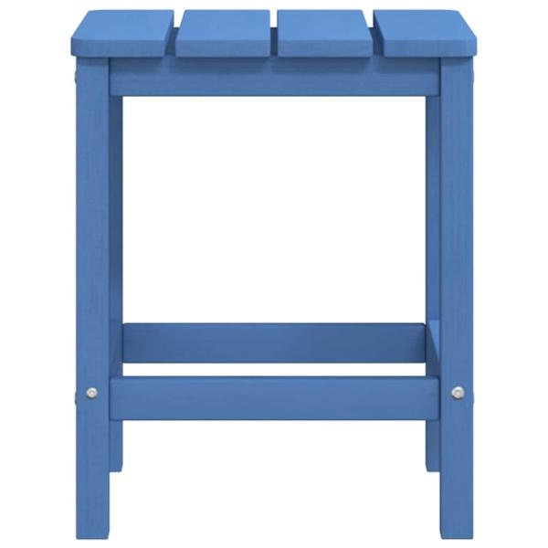 Adirondack-Gartenstuhl mit Hocker & Tisch HDPE Aquamarin