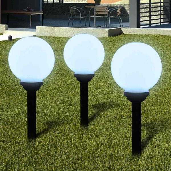 ARDEBO.de - Wegeleuchten 6 Stk. LED 20 cm mit Erdspieß