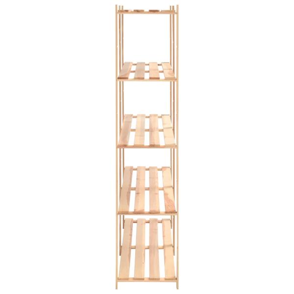 Lagerregale 5 B?den 5 Stk. 170x38x170cm Massivholz Kiefer 500kg