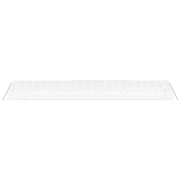 Gewächshaus mit Stahlrahmen Weiß 132 m² 22x6x2,85 m