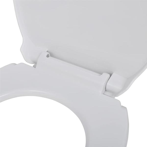Toilettensitze mit Absenkautomatik 2 Stk. Kunststoff Wei?