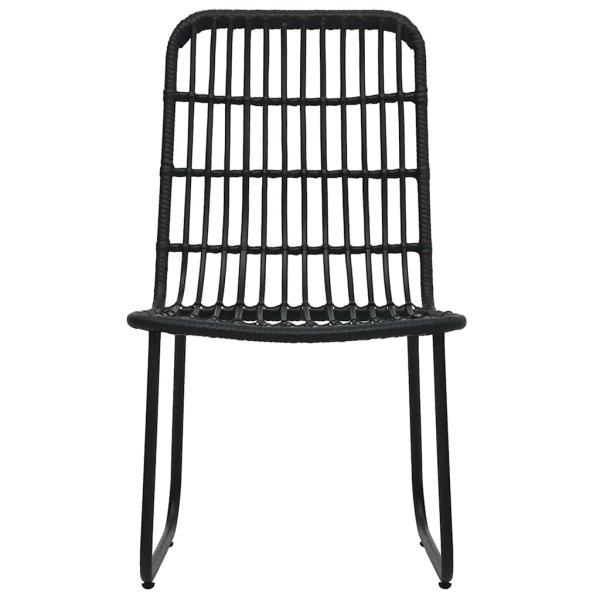 5-tlg. Garten-Essgruppe Poly Rattan und Glas