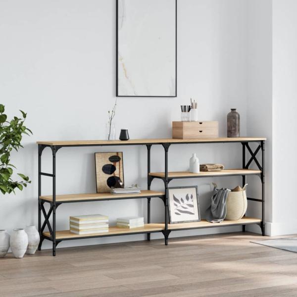 ARDEBO.de - Konsolentisch Sonoma-Eiche 180x29x76,5 cm Holzwerkstoff
