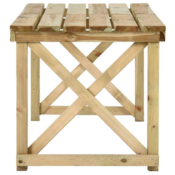 Gartentisch 160x79x75 cm Holz